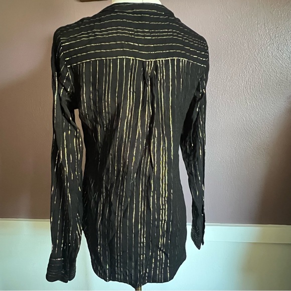 Express Black and Gold Women's Top - Picture 2 of 13